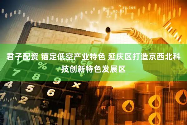 君子配资 锚定低空产业特色 延庆区打造京西北科技创新特色发展区